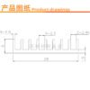 IC / MOSFET Heat Sink 28 × 28 × 6 mm (Variant 2) IC / MOSFET Heat Sink 28 × 28 × 6 mm (Variant 2) - product detail view