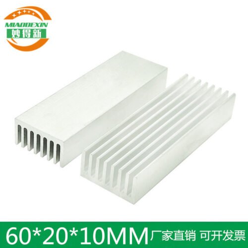 Aluminum Heat Sink 60 × 20 × 10 mm - aluminum heat sink, wholesale from MX Heatsink