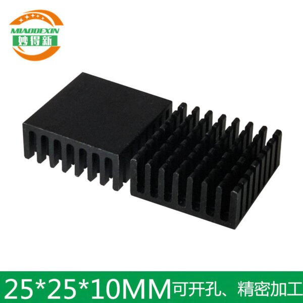 IC / MOSFET Heat Sink 25 × 25 × 10 mm - aluminum heat sink, wholesale from MX Heatsink