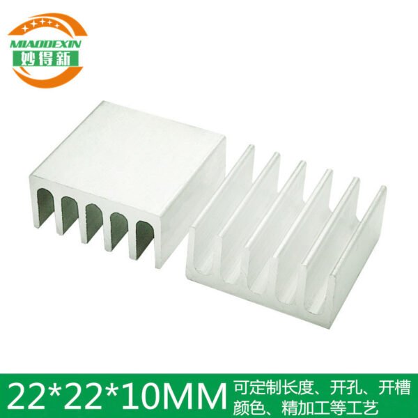 IC / MOSFET Heat Sink 22 × 22 × 10 mm - aluminum heat sink, wholesale from MX Heatsink