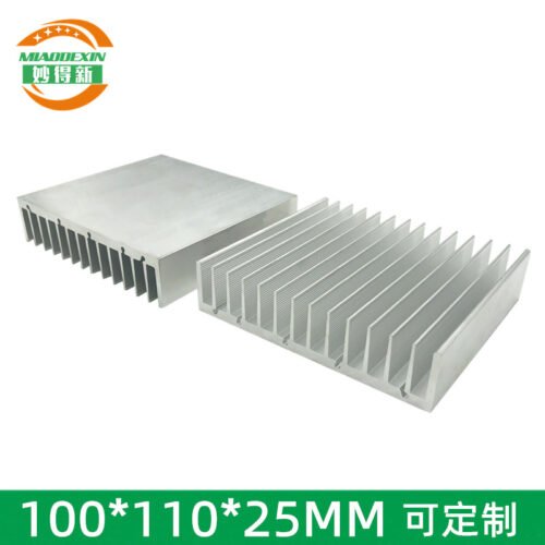 Amplifier Heat Sink 100 × 110 × 25 mm — High Power Amplifier Heat Sink 100 × 110 × 25 mm — High Power - aluminum heat sink, wholesale from MX Heatsink
