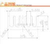 IC / MOSFET Heat Sink 100 × 22 × 10 mm IC / MOSFET Heat Sink 100 × 22 × 10 mm - product detail view