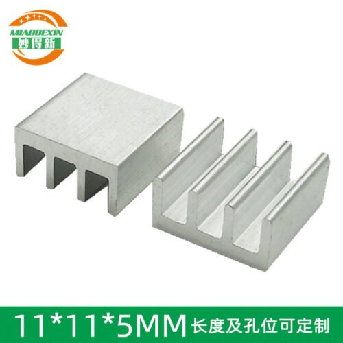 IC / MOSFET Heat Sink 11 × 11 × 5 mm (Variant 2) - aluminum heat sink, wholesale from MX Heatsink