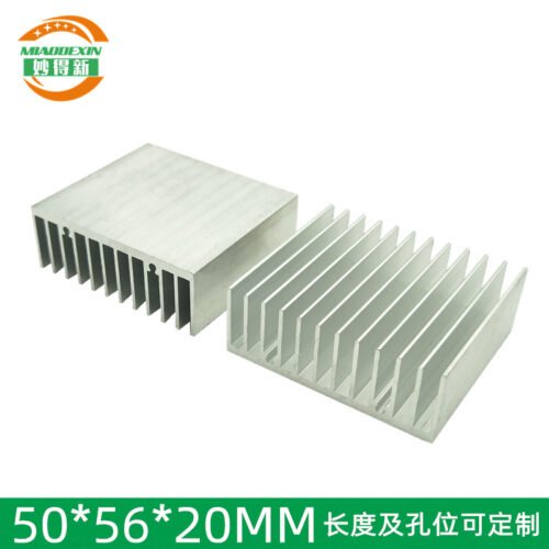 Amplifier Heat Sink 50 × 56 × 20 mm Amplifier Heat Sink 50 × 56 × 20 mm - aluminum heat sink, wholesale from MX Heatsink