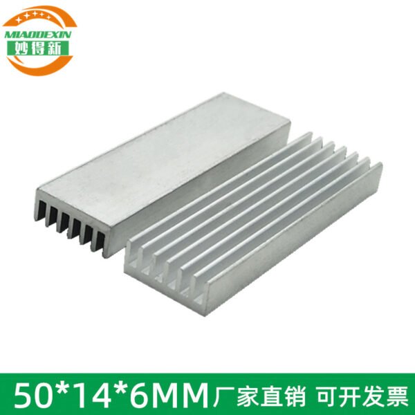 Aluminum Heat Sink 50 × 14 × 6 mm - aluminum heat sink, wholesale from MX Heatsink