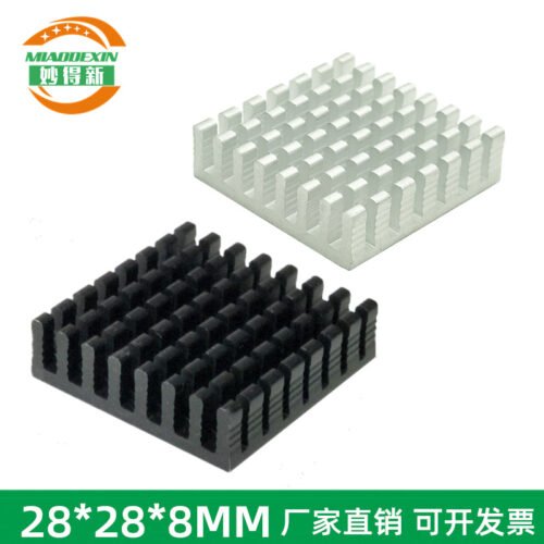 IC / MOSFET Heat Sink 28 × 28 × 8 mm - aluminum heat sink, wholesale from MX Heatsink