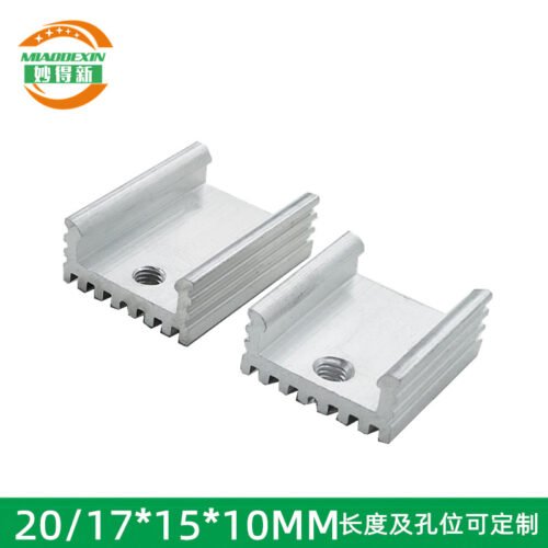 TO-220 Heat Sink 17 × 15 × 7 mm - aluminum heat sink, wholesale from MX Heatsink