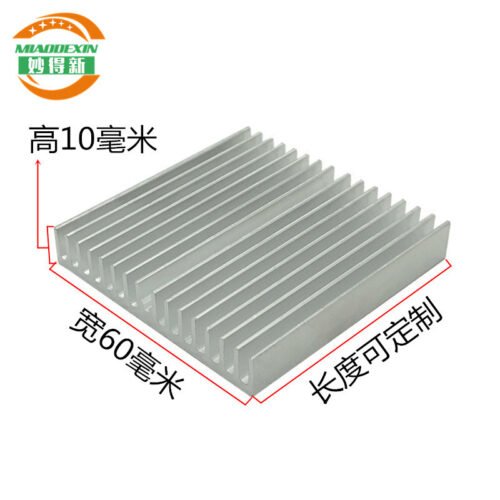 Aluminum Heat Sink 60 × 60 × 10 mm Aluminum Heat Sink 60 × 60 × 10 mm - aluminum heat sink, wholesale from MX Heatsink