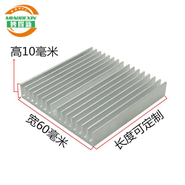 Aluminum Heat Sink 60 × 60 × 10 mm Aluminum Heat Sink 60 × 60 × 10 mm - aluminum heat sink, wholesale from MX Heatsink