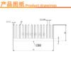 Amplifier Heat Sink 100 × 50 × 20 mm - product detail view