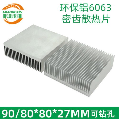 IC / MOSFET Heat Sink 80 × 80 × 27 mm — Dense Fins IC / MOSFET Heat Sink 80 × 80 × 27 mm — Dense Fins - aluminum heat sink, wholesale from MX Heatsink