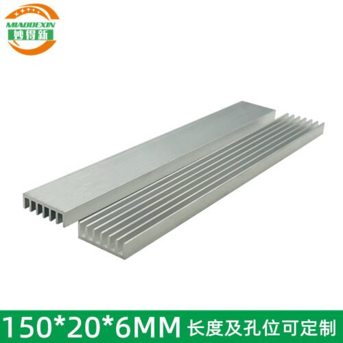 Aluminum Heat Sink 150 × 20 × 6 mm Aluminum Heat Sink 150 × 20 × 6 mm - aluminum heat sink, wholesale from MX Heatsink