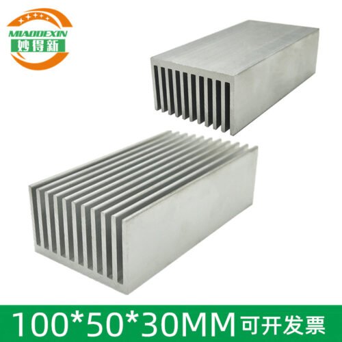 Amplifier Heat Sink 100 × 50 × 30 mm Amplifier Heat Sink 100 × 50 × 30 mm - aluminum heat sink, wholesale from MX Heatsink