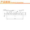IC / MOSFET Heat Sink 22 × 22 × 3 mm - product detail view