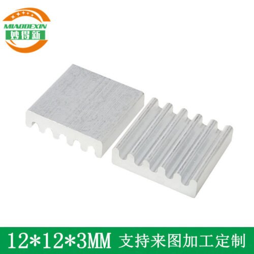 IC / MOSFET Heat Sink 12 × 12 × 3 mm IC / MOSFET Heat Sink 12 × 12 × 3 mm - aluminum heat sink, wholesale from MX Heatsink