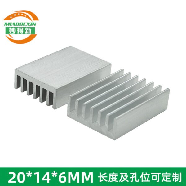 IC / MOSFET Heat Sink 20 × 14 × 6 mm IC / MOSFET Heat Sink 20 × 14 × 6 mm - aluminum heat sink, wholesale from MX Heatsink