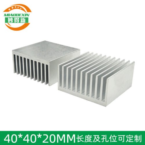 IC / MOSFET Heat Sink 40 × 40 × 20 mm (Variant 2) - aluminum heat sink, wholesale from MX Heatsink
