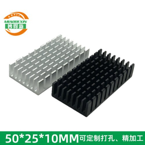 IC / MOSFET Heat Sink 50 × 25 × 10 mm — Black Anodized IC / MOSFET Heat Sink 50 × 25 × 10 mm — Black Anodized - aluminum heat sink, wholesale from MX Heatsink