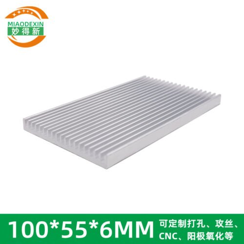 GPU / VRAM Heat Sink 100 × 55 × 6 mm GPU / VRAM Heat Sink 100 × 55 × 6 mm - aluminum heat sink, wholesale from MX Heatsink