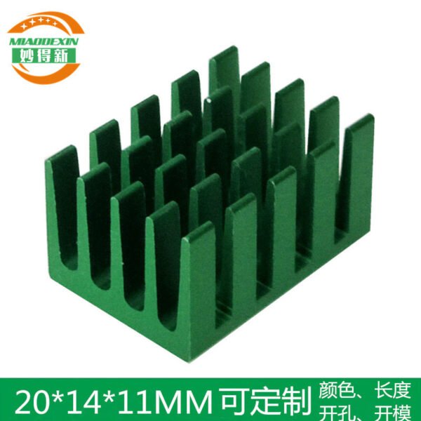 IC / MOSFET Heat Sink 20 × 14 × 11 mm - aluminum heat sink, wholesale from MX Heatsink