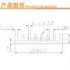 IC / MOSFET Heat Sink 25 × 25 × 5 mm - product detail view