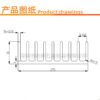 IC / MOSFET Heat Sink 25 × 25 × 8 mm - product detail view