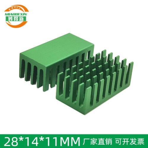 GPU / VRAM Heat Sink 28 × 14 × 11 mm - aluminum heat sink, wholesale from MX Heatsink