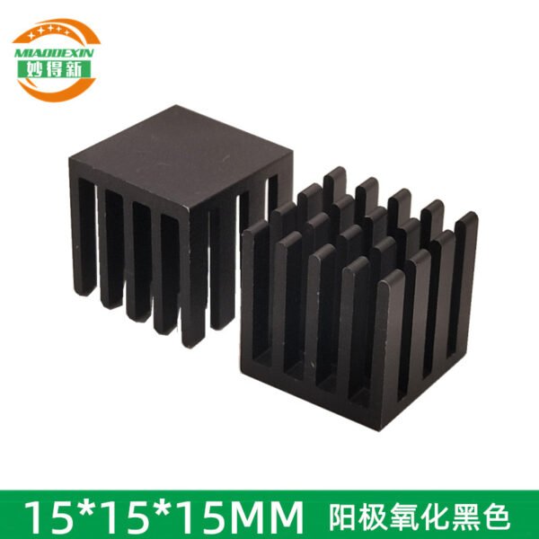 IC / MOSFET Heat Sink 15 × 15 × 15 mm (Variant 2) - aluminum heat sink, wholesale from MX Heatsink