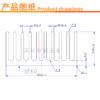 IC / MOSFET Heat Sink 25 × 25 × 12 mm — Black Anodized IC / MOSFET Heat Sink 25 × 25 × 12 mm — Black Anodized - product detail view