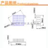 IC / MOSFET Heat Sink 26 × 26 × 10 mm — with Mounting Holes - product detail view