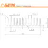 IC / MOSFET Heat Sink 60 × 40 × 11 mm - product detail view