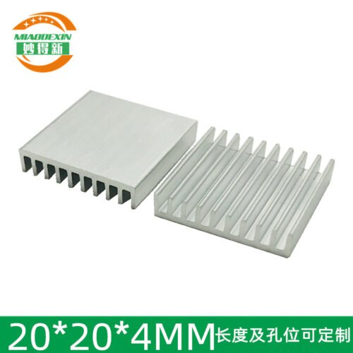 IC / MOSFET Heat Sink 20 × 20 × 4 mm - aluminum heat sink, wholesale from MX Heatsink