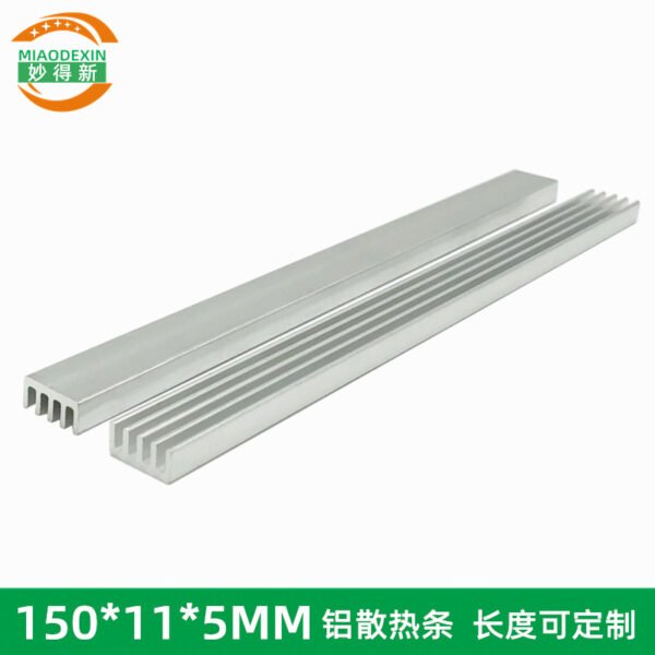 Aluminum Heat Sink 150 × 11 × 5 mm - aluminum heat sink, wholesale from MX Heatsink