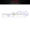 Aluminum Heat Sink 82 × 82 × 5 mm — Slim Aluminum Heat Sink 82 × 82 × 5 mm — Slim - product detail view