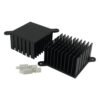 661041424646_4 Northbridge / Chipset Heat Sink 38 × 38 × 23 mm — Black Anodized, with Mounting Holes - product detail view