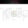 IC / MOSFET Heat Sink 32 × 40 × 11 mm — with Thermal Tape, Black Anodized IC / MOSFET Heat Sink 32 × 40 × 11 mm — with Thermal Tape, Black Anodized - product detail view