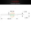 Aluminum Heat Sink 30 × 40 × 2.3 mm — Slim Aluminum Heat Sink 30 × 40 × 2.3 mm — Slim - product detail view