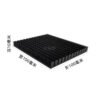 747334724862_2 Aluminum Heat Sink 100 × 100 × 10 mm — with Thermal Tape, Black Anodized, Dense Fins - product detail view