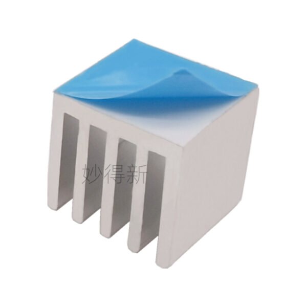 IC / MOSFET Heat Sink 15 × 15 × 15 mm — with Thermal Tape IC / MOSFET Heat Sink 15 × 15 × 15 mm — with Thermal Tape - product detail view